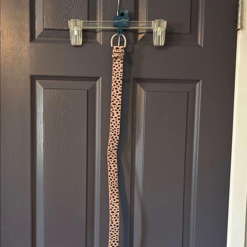 Universal Thread Pink Leopard Print Belt